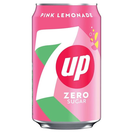 7up Zero Sugar Pink Lemonade 330ml