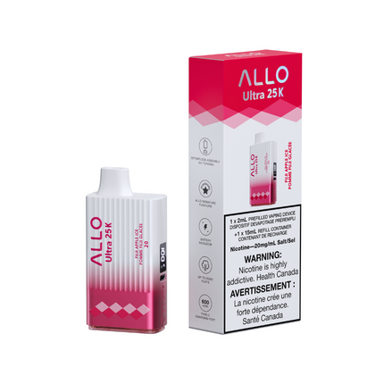 Allo-ultra-25k-25000-puffs-fuji-apple-ice-disposable-20mg-salt-nic-high-nicotine-maple-ridge-langley-vape-shop-hootz