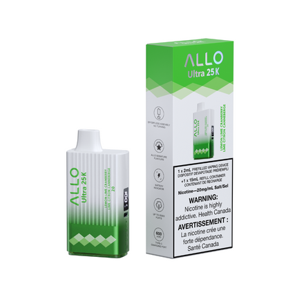 Allo-ultra-25k-25000-puffs-lemon-lime-cranberry-disposable-20mg-salt-nic-high-nicotine-maple-ridge-langley-vape-shop-hootz
