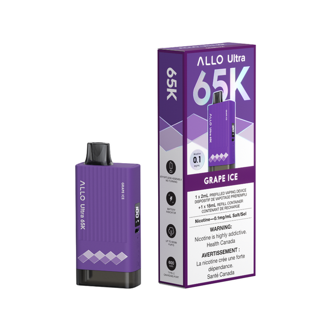 Allo Ultra 65K LOW-NIC Disposable Vaporizers