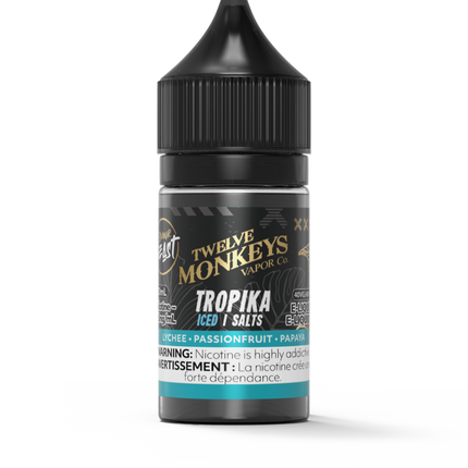 Flavour-Beast-twelve-monkeys-tropika-salt-nic-vape-juice-10mg-12mg-20mg-high-nicotine-maple-ridge-langley-vape-shop-hootz