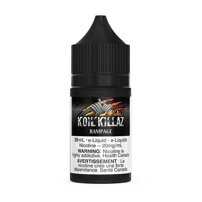 Koil-Killaz-rampage-salt-nic-vape-juice-12mg-20mg-high-nicotine-e-juice-maple-ridge-langley-vape-shop-hootz