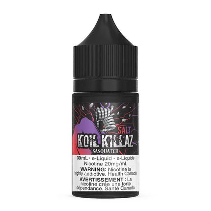 Koil-Killaz-sasquatch-salt-nic-vape-juice-12mg-20mg-high-nicotine-e-juice-maple-ridge-langley-vape-shop-hootz