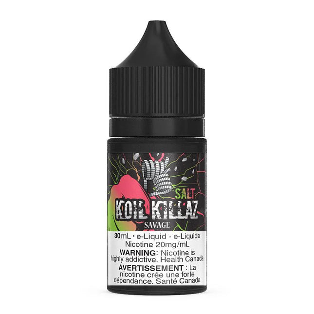 Koil-Killaz-savage-salt-nic-vape-juice-12mg-20mg-high-nicotine-e-juice-maple-ridge-langley-vape-shop-hootz