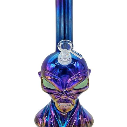 SoftGlass 10" Alien Head Bong