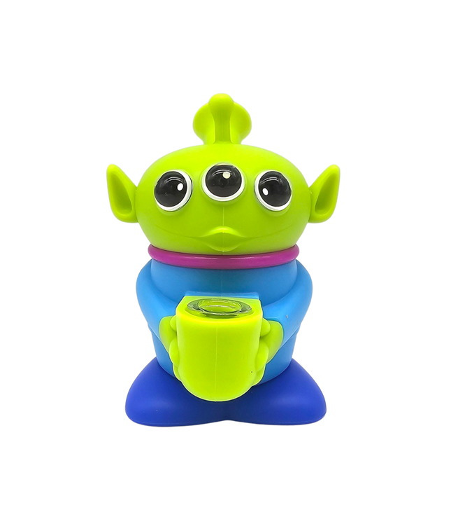 Toy Story Alien 4.5" Silicone Bong