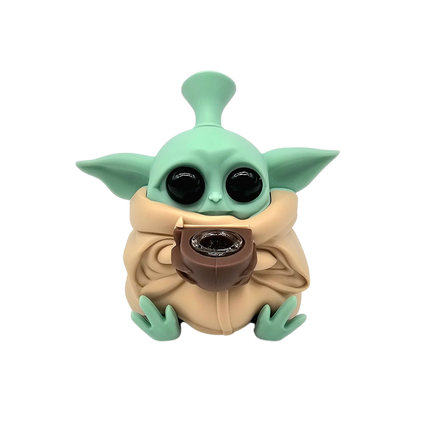 Baby Yoda 5" Silicone Bong