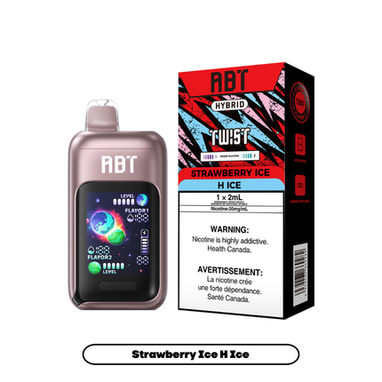 Strawberry-H-ice-ABT-twist-Hybrid-disposable-20mg-50mg-salt-nic-high-nicotine-maple-ridge-langley-vape-shop-hootz