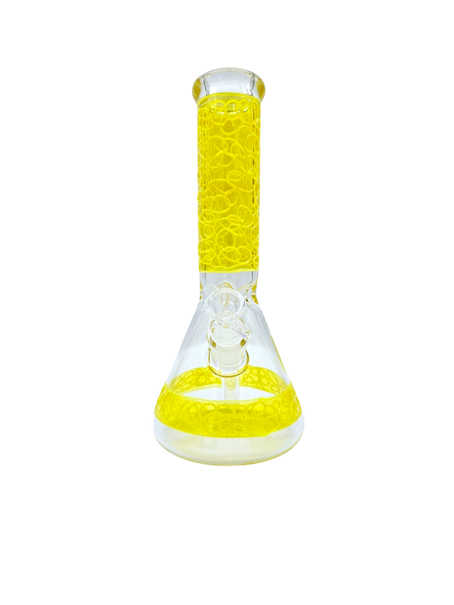 Yellow-Swirl-12-inch-beaker-bong-water-pipe-weed-smoking-accessory-maple-ridge-langley-vape-smoke-shop-hootz