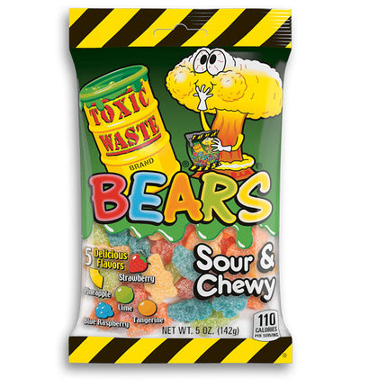 Toxic Waste Bears Candy 142g