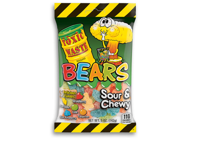 Toxic Waste Bears Candy 142g