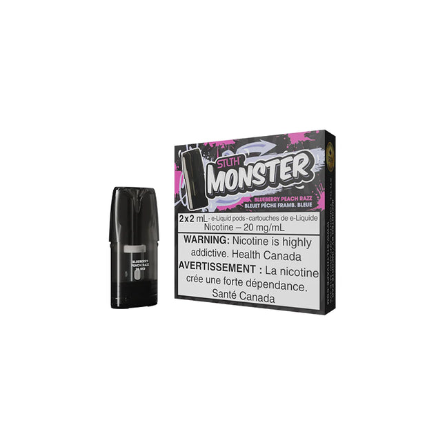 STLTH Monster Pods - Blueberry Peach Razz