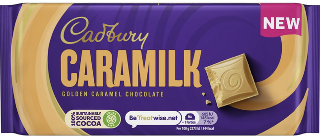 Cadbury Caramilk Golden Caramel Chocolate 80g