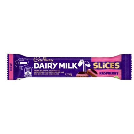 Cadbury Dairy Milk Raspberry Slices Chocolate 50g