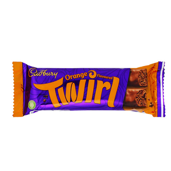 Cadbury Orange Twirl Chocolate Bar 43g