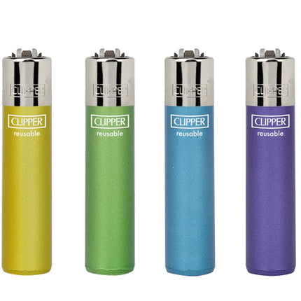 Clipper Crystal Rainbow Plastic Refillable Lighter