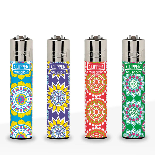 Clipper Flower Geometric Lighters