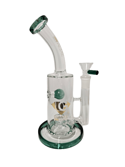 diamond-glass-green-8-mini-honeycomb-percolator-14mm-dab-rig-bong-water-pipe-smoking-accessory-maple-ridge-langley-vape-smoke-shop-hootz