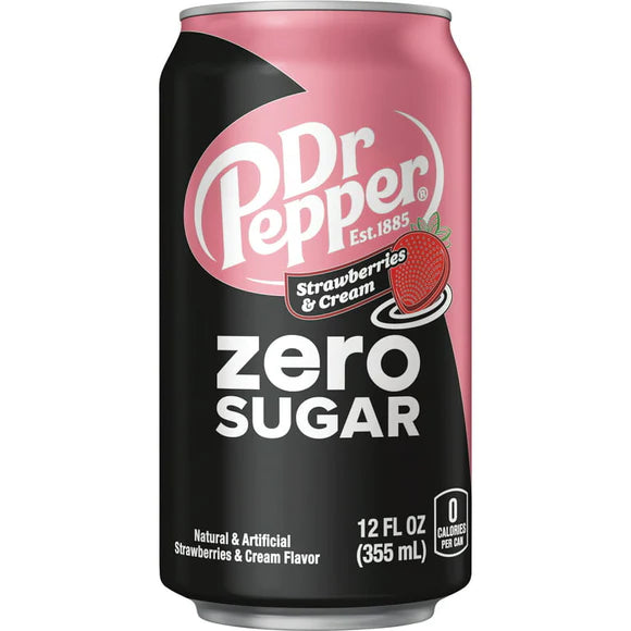 dr-pepper-zero-sugar-strawberry-cream-soda-exotic-premium-drink-chocolate-snack-candy-vape-shop-maple-ridge-langley-hootz