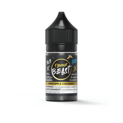 flavour-beast-pineapple-coconut-ice-salt-nic-vape-juice-10mg-12mg-20mg-high-nicotine-maple-ridge-langley-vape-shop-hootz
