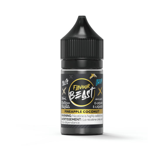 flavour-beast-pineapple-coconut-ice-salt-nic-vape-juice-10mg-12mg-20mg-high-nicotine-maple-ridge-langley-vape-shop-hootz