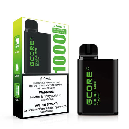 g-core-salt-nic-high-nicotine-double-mint-disposable-1000-puffs-20mg-vape-maple-ridge-langley-vape-shop-hootz