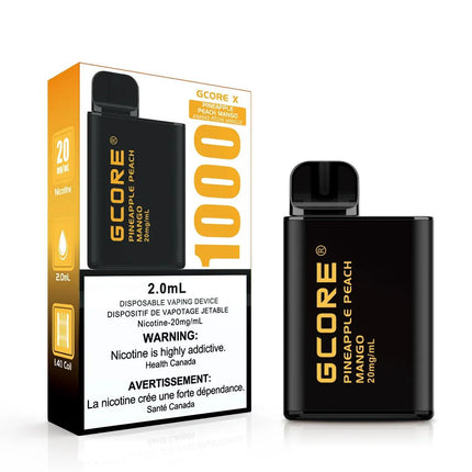 g-core-salt-nic-high-nicotine-pineapple-peach-mango-disposable-1000-puffs-20mg-vape-maple-ridge-langley-vape-shop-hootz