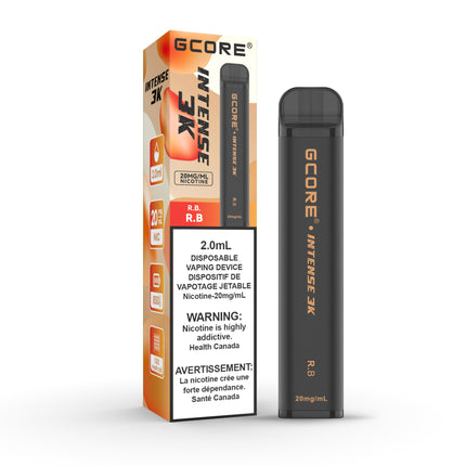 gcore-RB-root-beer-intense-3k-disposable-vape-disposable-20mg-salt-nic-e-vape-high-nicotine-puff-maple-ridge-langley-vape-shop-hootz