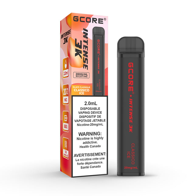 gcore-classico-ice-intense-3k-disposable-vape-disposable-20mg-salt-nic-e-vape-high-nicotine-puff-maple-ridge-langley-vape-shop-hootz