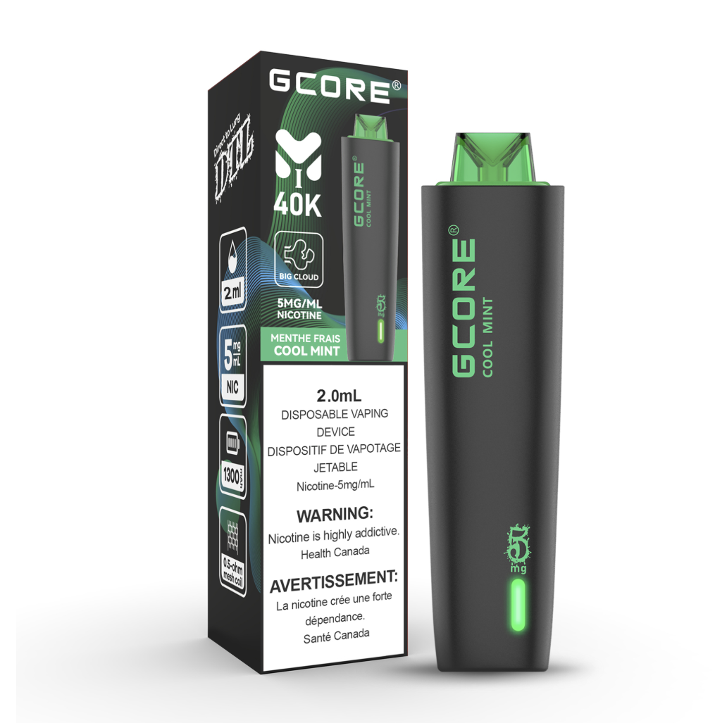 G-Core Hookah 40k Low-Nic Disposable Vaporizer Hootz G-Core Hookah 40k Low-Nic Disposable Vaporizer Hootz