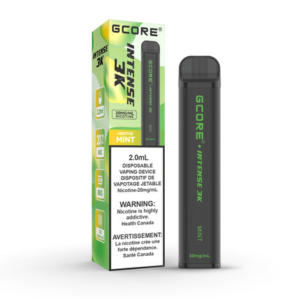 gcore-mint-intense-3k-disposable-vape-disposable-20mg-salt-nic-e-vape-high-nicotine-puff-maple-ridge-langley-vape-shop-hootz