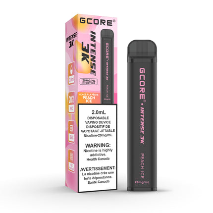 gcore-peach-ice-intense-3k-disposable-vape-disposable-20mg-salt-nic-e-vape-high-nicotine-puff-maple-ridge-langley-vape-shop-hootz