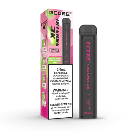gcore-strawberry-kiwi-intense-3k-disposable-vape-disposable-20mg-salt-nic-e-vape-high-nicotine-puff-maple-ridge-langley-vape-shop-hootz