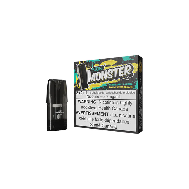 STLTH Monster Pods - Green Apple Banana