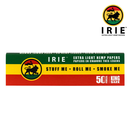 IRIE Rasta King Size Hemp Rolling Paper