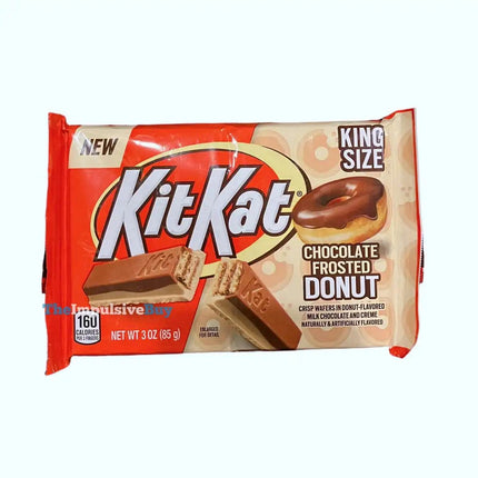 Kit Kat Chocolate Frosted Donut King Size - Hootz