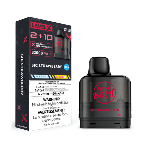 level-x-flavour-beast-sic-strawberry-iced-vape-pod-20mg-maple-ridge-langley-vape-shop-hootz