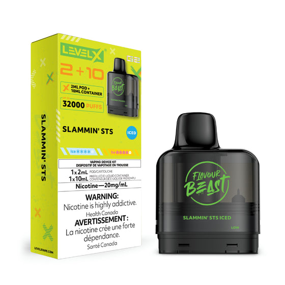 Level X G2 Flavour Beast Pods - Slammin STS Iced