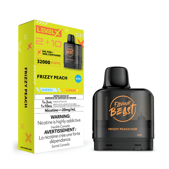 Level X G2 Flavour Beast Pods - Frizzy Peach Iced