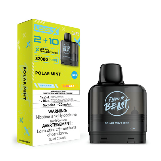 Level X G2 Flavour Beast Pods - Polar Mint Iced