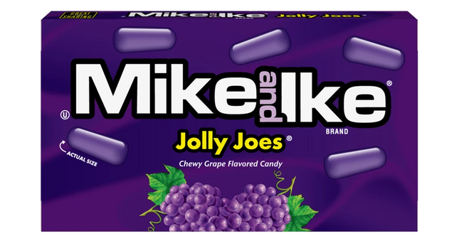 Mike and Ike Jolly Joes Grape 120g