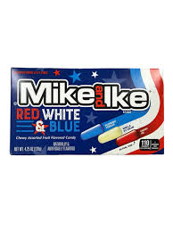 Mike and Ike Red White Blue 120g