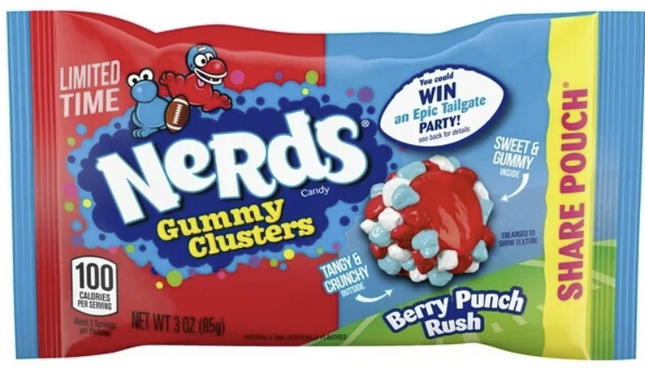 Nerds Gummy Clusters Berry Punch Rush 85g