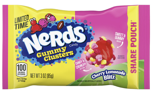 Nerds Gummy Clusters Cherry Lemonade Blitz 85g