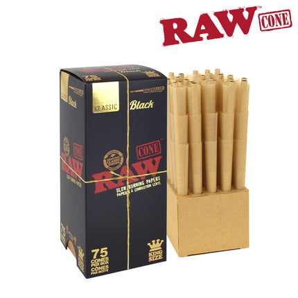 raw-black-bulk-pre-rolled-cones-king-size-75-pack-weed-smoking-accessory-maple-ridge-langley-smoke-vape-shop-hootz-1