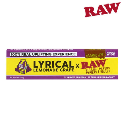 RAW x Lyrical Lemonade Grape Wide King Size Papers