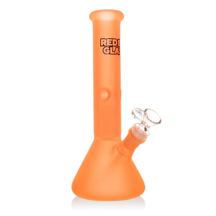 red-eye-glass-10-inch-frosted-orange-14mm-beaker-bong-bubbler-water-pipe-weed-smoking-accessory-maple-ridge-langley-smoke-vape-shop-hootz