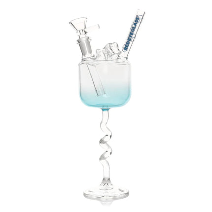 Red Eye Glass 9" Ice-Cold Happy Hour Bong