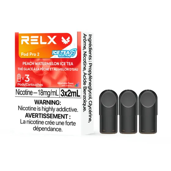 relx-peach-watermelon-ice-tea-pod-system-vaporizer-device-refillable-vape-shop-langley-maple-ridge-hootz