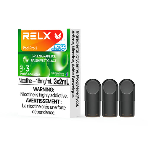 Relx Pod Pro 2 - Green Grape Ice  Hootz